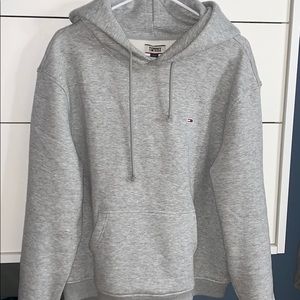 heathered grey tommy hillfiger sweatshirt